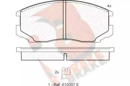 R BRAKE RB1129