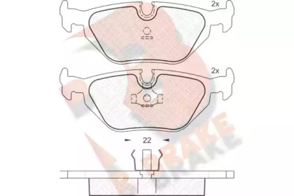 R BRAKE RB1174