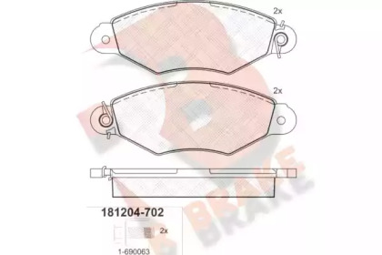 R BRAKE RB1204-702