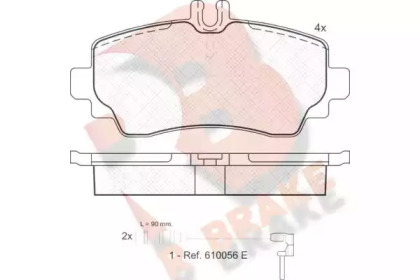 R BRAKE RB1233