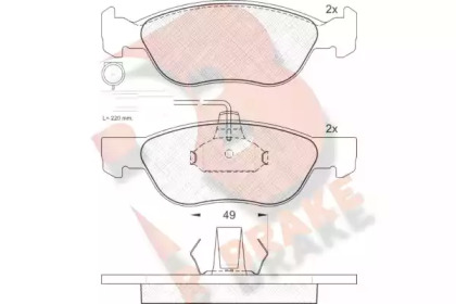 R BRAKE RB1243