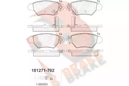 R BRAKE RB1271-702