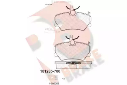 R BRAKE RB1285-700