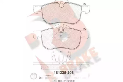 R BRAKE RB1335