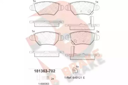 R BRAKE RB1363-702