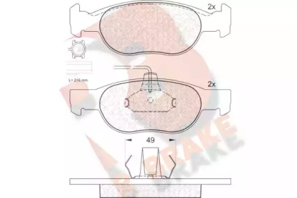 R BRAKE RB1376