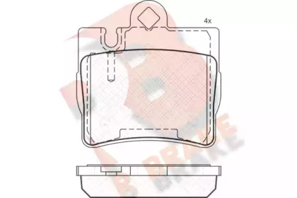 R BRAKE RB1390