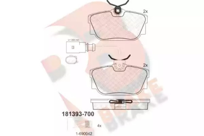 R BRAKE RB1393-700