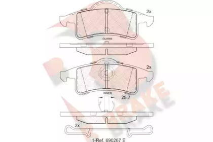 R BRAKE RB1399