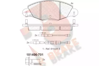 R BRAKE RB1406-701