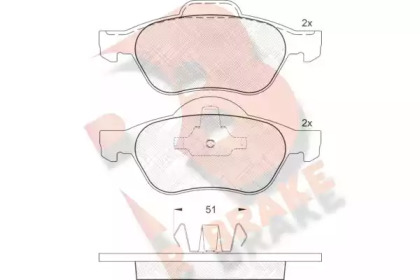 R BRAKE RB1431