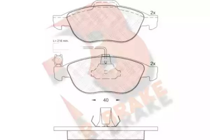 R BRAKE RB1446