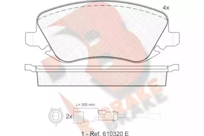 R BRAKE RB1454