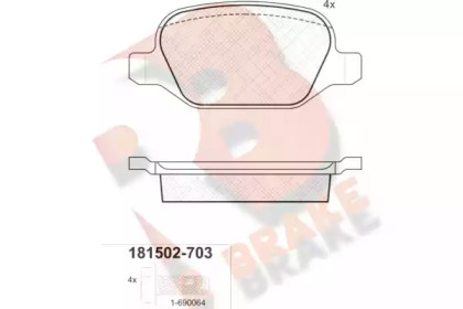 R BRAKE RB1502-703