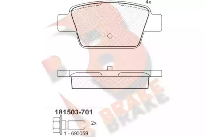 R BRAKE RB1503-701