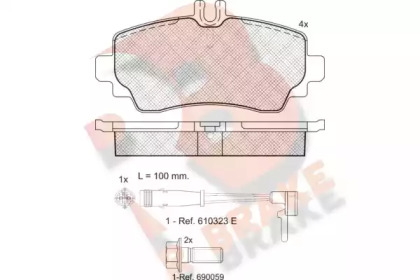 R BRAKE RB1516-701