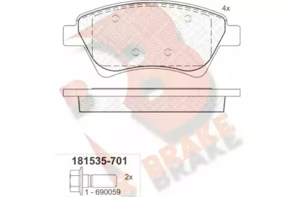 R BRAKE RB1535-701