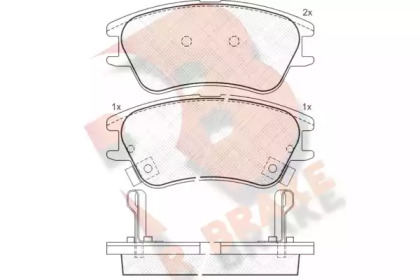 R BRAKE RB1557