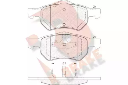 R BRAKE RB1586