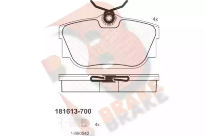 R BRAKE RB1613-700