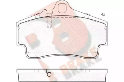 R BRAKE RB1619