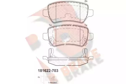 R BRAKE RB1622-703