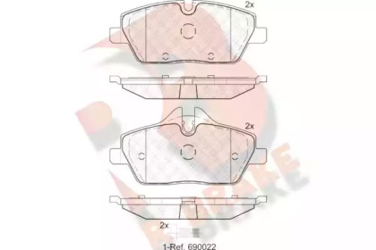 R BRAKE RB1662-202