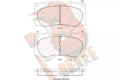 R BRAKE RB1665