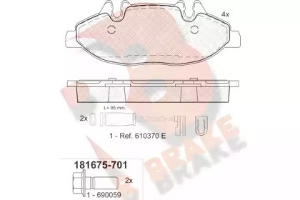 R BRAKE RB1675-701