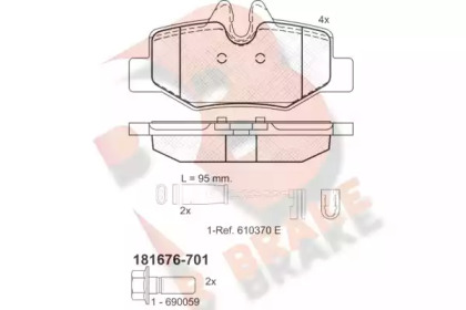 R BRAKE RB1676-701