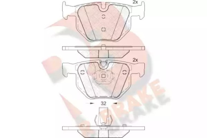 R BRAKE RB1685-202