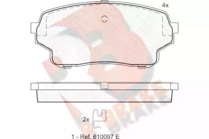 R BRAKE RB1715