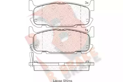 R BRAKE RB1738