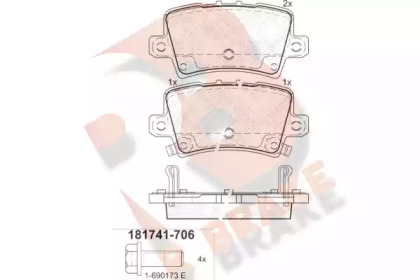 R BRAKE RB1741-706