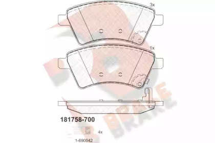 R BRAKE RB1758-700