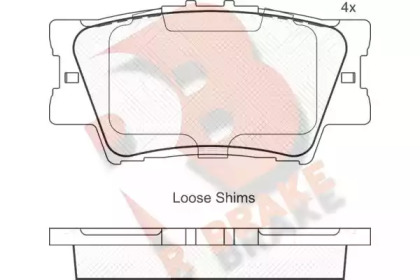 R BRAKE RB1761