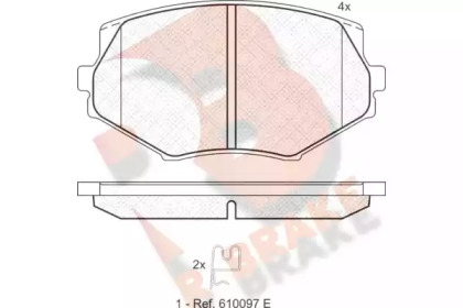 R BRAKE RB1818