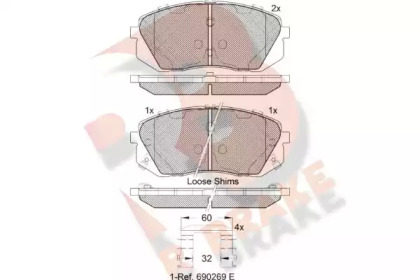 R BRAKE RB1826-201