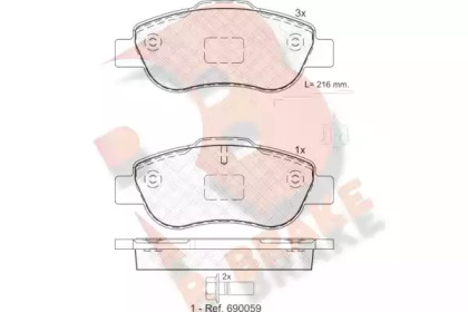 R BRAKE RB1843