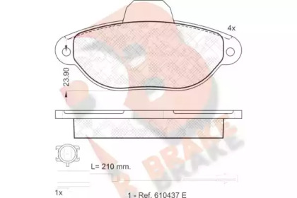 R BRAKE RB1844