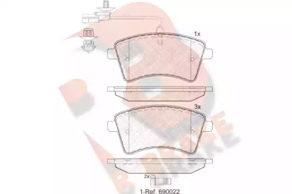 R BRAKE RB1854-203