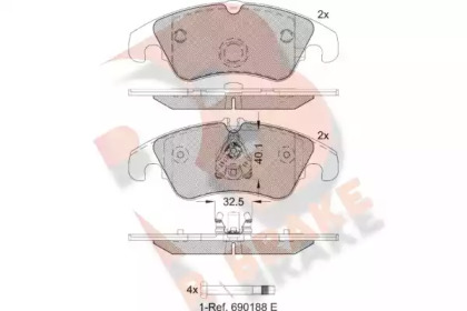 R BRAKE RB1862-203