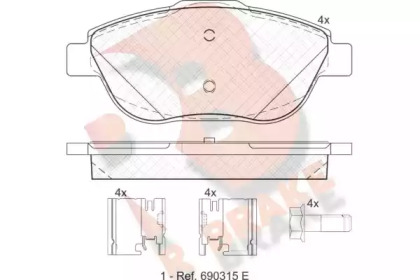 R BRAKE RB1925-201