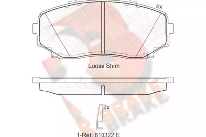 R BRAKE RB1962