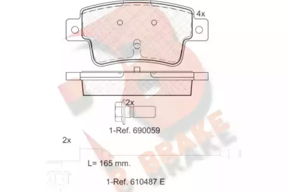 R BRAKE RB1968