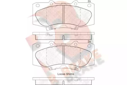 R BRAKE RB2006