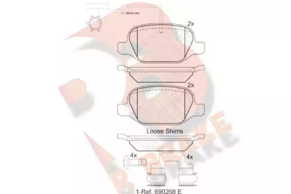 R BRAKE RB2037-203