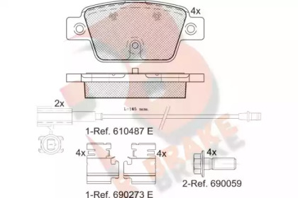 R BRAKE RB2043