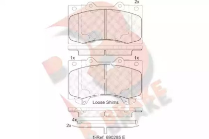 R BRAKE RB2051