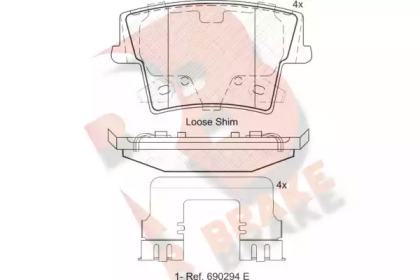 R BRAKE RB2069